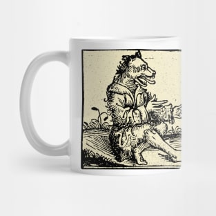 Medieval Werewolf Creature Mug